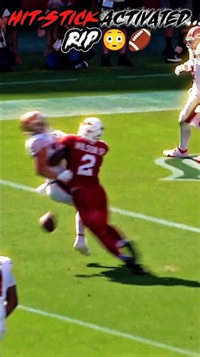 Hit-Stick Activated… RIP 😳🏈#NFL #NFLHighlights #Football #HitStick #NFLShorts #FootballHits #HardHit