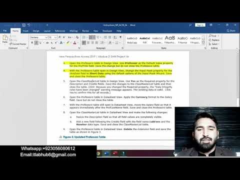 Access 2019 Module 2 SAM Project 1b | Access Module 2 SAM Project 1b | Module 2 SAM Project 1b