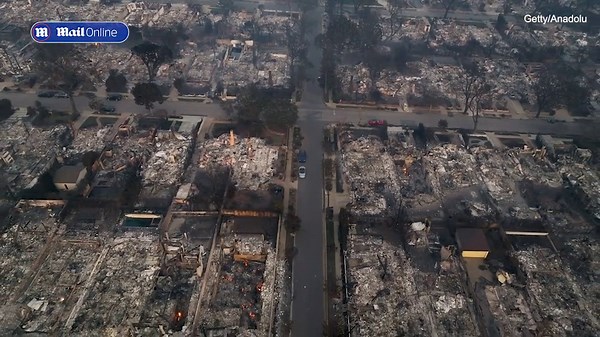 Devastation in the City of Angels: Astonishing video of LA in ruins