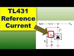 353 How to Find Reference Current for Adjustable Zener Regulator TL431 in datasheet