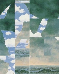 Play with PICs : "The Large Family" ( René Magritte ) #Shorts