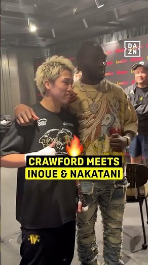 Terence Crawford met Inoue & Nakatani in Tokyo 👑🇯🇵