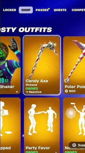 Fortnite Candy Axe Pickaxe Item Shop!