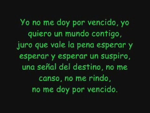 Yo no me doy por vencido - Luis Fonsi