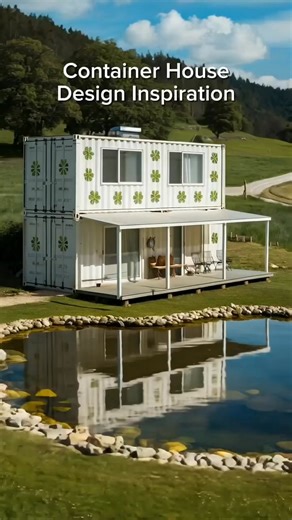 12K views · 147 reactions | This is a two-story white container home...