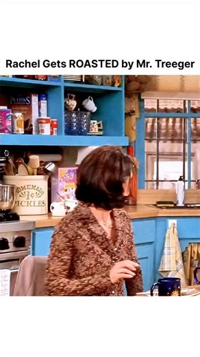 content clips on Instagram: "Rachel gets absolutely roasted when Mr. Treeger, the building’s joyless hall monitor, catches her in a full-on meltdown over taking out the trash, turning a simple chore into a Little Princess-level tragedy. Instead of just using the trash chute like a functional adult, Rachel spirals into entitled outrage, acting as if she’s been personally wronged by gravity, garbage, and basic responsibility. Mr. Treeger, unimpressed and immune to her charm, shuts her down with de