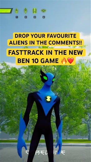 Fasttrack in the new Ben 10 game 🔥 #ben10 #ben10omniverse #ben10alienforce