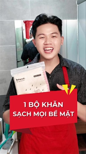 Combo 5 khăn lau bếp FB01 thấm hút tốt, lau sạch nhiều bề mặt