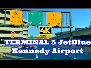 JFK Airport 4K Driving Tour: Terminal 5 and Queens, NYC ✈️
