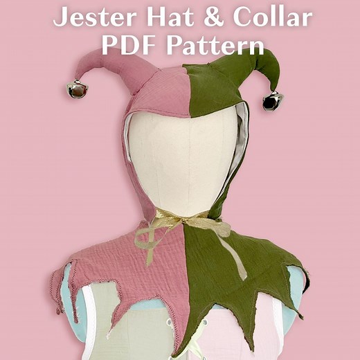 Jester Hat PDF Pattern for Sewing - Etsy