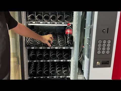 Necta Vending Machines - Adjusting Tray heights for larger products