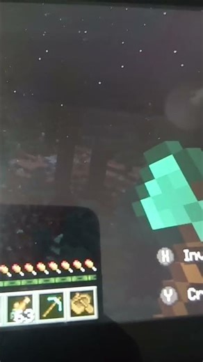 playing Minecraft Xbox 360 edition