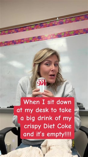 This is my villain origin story. 😤😤 #teachertok #dietcoke #caffeine #cocacola #christmas