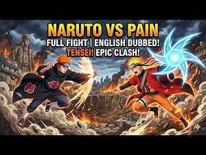 Naruto vs Pain Full Fight English Dub Naruto Becomes the Hero of the Leaf