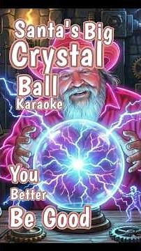 Santa’s Big Crystal Ball 🎅 Christmas Karaoke Song with Lyrics #christmas #countrymusic #karaoke