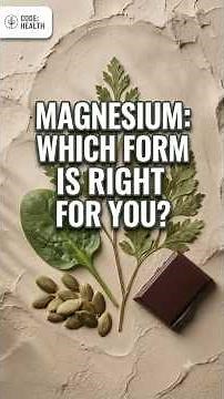 Magnesium: Which One Should You Choose? The Best Forms Explained #magnesium #supplements #health