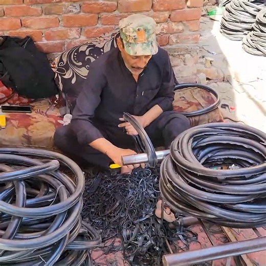 1.7K views · 18 reactions | How Millions of Truck Steering Wheel Covers Are Made in a local Amazing Mass Production | HD Channel | Facebook