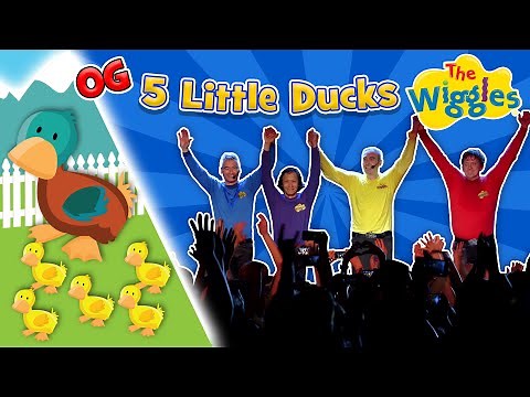 Five Little Ducks - Live in Concert 🦆 The Wiggles 🎶 Childhood Nursery Rhyme #OGWiggles