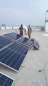 17K views · 473 reactions | We are installing almost 80 kilowatt solar system beacon light school Fateh pur | Solar panel price in pakistan | Facebook