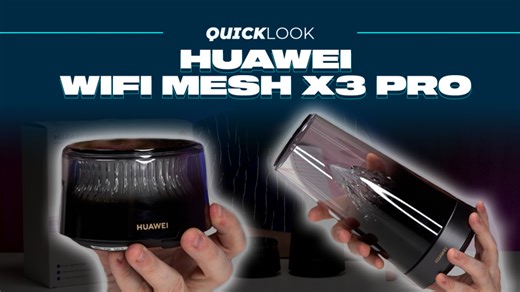 Huawei WiFi Mesh X3 Pro (Quick Look) - Glowing and Fast