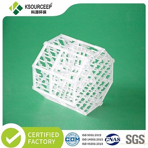 [Hot Item] Plastic Random Tower Packing PP Q-Pack Ring 95mm for Oil Water Separation
