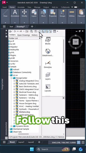Hidden Blocks in AutoCAD (Part 2) 🏗️ #autocad