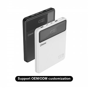 [Hot Item] LCD Digital Slim Power Banks Lithium Pd 100W Fast Charging Portable 20000mAh Power Bank