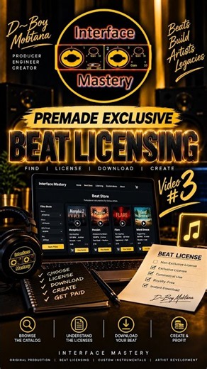 How Premade Exclusive Beat Licensing Works | Interface Mastery START HERE #3