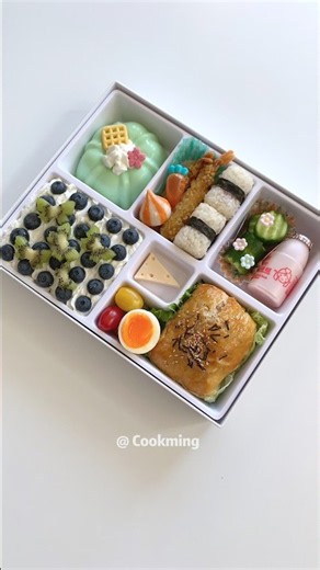 Pack a Bento for My Daughter - day 239 🍱 和我一起做便當#lunchbox #cooking #bento #asmrvideo #food