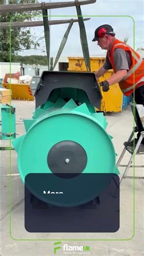 Watch What This Roll Crusher Does to Bulky Waste ♻️