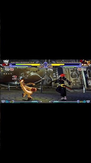 Ragna VS Taokaka - BlazBlue Continuum Shift 2 (PSP)