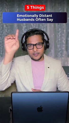 Ever wondered why your husband seems emotionally distant? 💭 Here are 5 things emotionally unavailable men often say — and what they actually mean. Awareness is the first step toward connection. ❤️ #MarriageFit #EmotionalDistance #RelationshipAwareness #CouplesTherapy #MarriageAdvice | Marriage Coach Alok