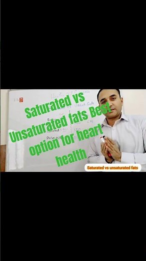 Saturated vs Unsaturated Fats | Good Fat vs Bad Fat Explained #shorts #goodfatbadfat