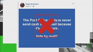 VERIFY: No, the USPS doesn't advise against sending cash in the mail
