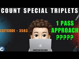 Count Special Triplets | One Pass Approach | Two Pass Approach | Leetcode 3583 | codestorywithMIK