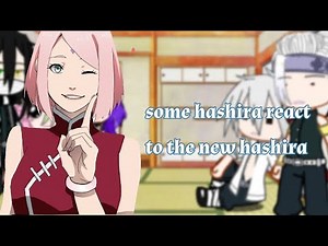 some hashira react to the new hashira sakura// demon slayer // short video// part 1/2 *