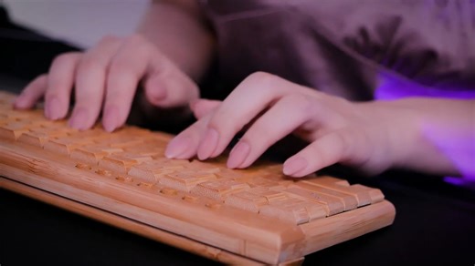 [ASMR MELODY] 极度放松键盘打字木质键盘考克斯奋进logitechg850 1 小时