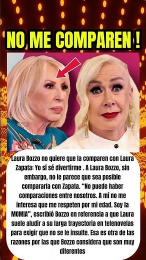 Laura Bozzo no quiere que la comparen con Laura Zapata: Yo sí sé divertirme !