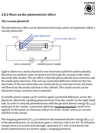 the photoelectric effet