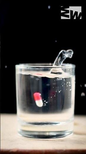 How do capsules dissolve in the stomach? View with the help of a microscope #medicine #viral