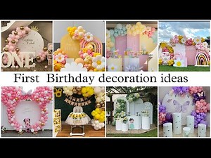 1st Birthday decoration ideas ||First Birthday decoration theme