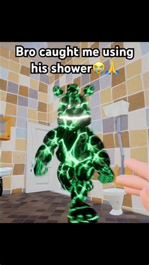Fredbear CAUGHT me in his SHOWER😭