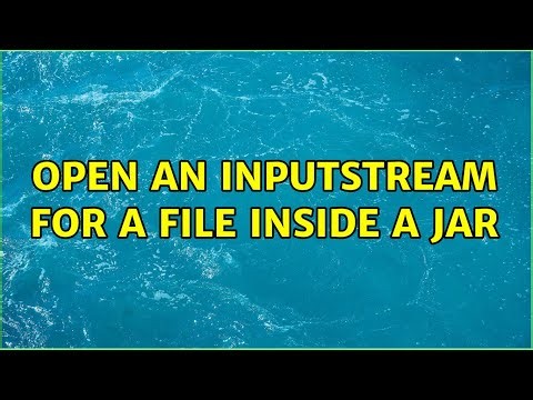 Open an inputstream for a file inside a jar (2 Solutions!!)