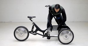 Here's a closer look at Arcimoto's radical new leaning three-wheeled electric bike