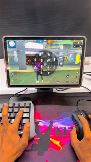 ʀꜱɢ ᴅᴇʙᴄᴇɴᴢᴏ  on Instagram: "Pc❌mini mobile setup ✅Free Fire Gaming Keyboard|⌨️🖱📱Mix Pro Geek Gamer#freefire #mixpro #geekgamer"