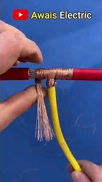 Perfect Wire Joint Trick ⚡ How To Join Electrical Wires Properly Electrician Tips