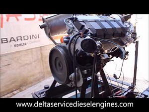 PROVA SU BANCO LOMBARDINI LDW 1404 MOTORE PER PIAGGIO PORTER