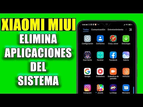 Uninstall system apps on Xiaomi MIUI