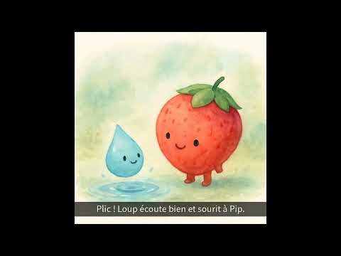 Qui fera le plus beau plouf avec Loup ? | Le grand plouf de Loup dans la flaque | 🌙 Histoire pour En