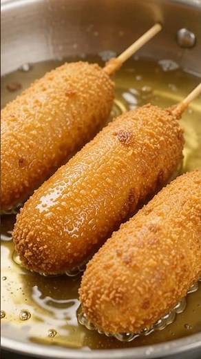 🌭 CRISPY CORN DOGS THAT WILL MAKE YOU CRAVE MORE! 🤤🔥